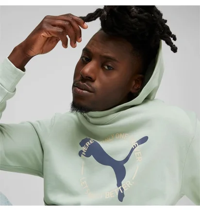Худи мужское Puma Better Sportswear Hoodie Turquoise 676064-54