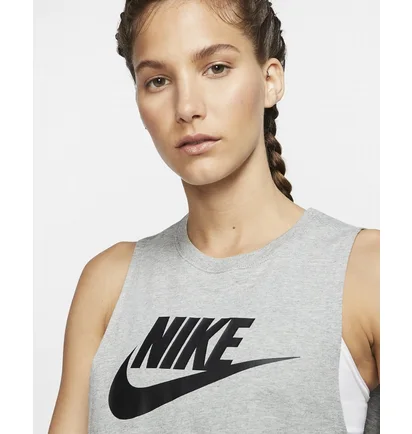 Майка жіноча Nike Womens Muscle Tank Grey CW2206-063