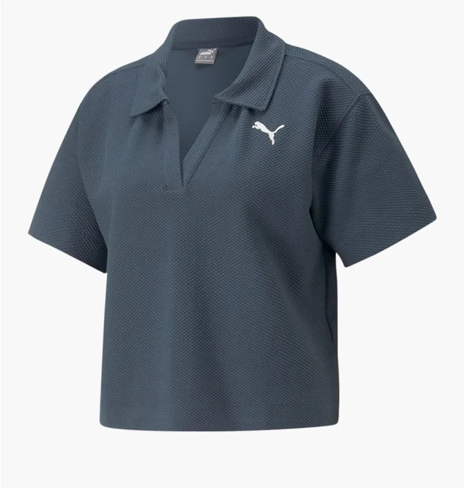 Поло жіноче Puma Her Polo Tee Blue 67310816