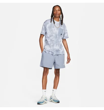Футболка мужская Nike M Nsw Spu Ss Top Aop Light Blue/White FJ5252-493