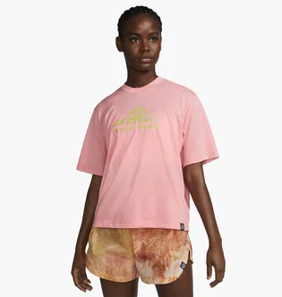 Футболка женская Nike Dri-Fit Trail Short Sleeve Tee Pink DX7896-611