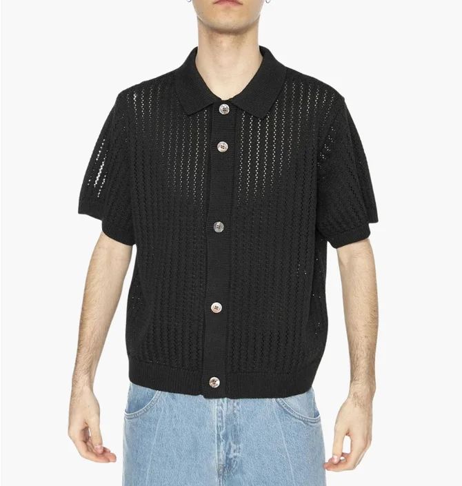 Рубашка мужская Obey Dez Black 151000106-DIB