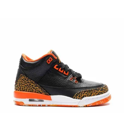 Кроссовки детские Air Jordan 3 Retro (Gs) “Kumquat” Black 441140-088