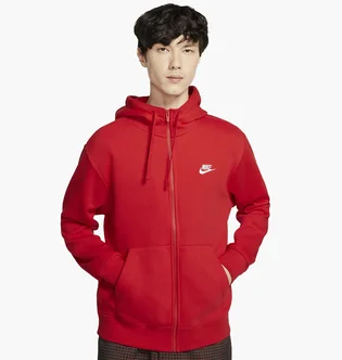 Толстовка мужская Nike Mens Full-Zip Hoodie Red Bv2645-657