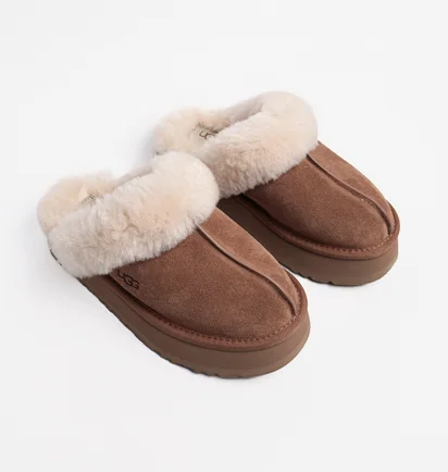 Тапочки жіночі UGG Disquette Brown 1122550-CHE