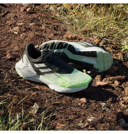 Кроссовки мужские Adidas Terrex Soulstride Trail Running Shoes Green/Black IG8023