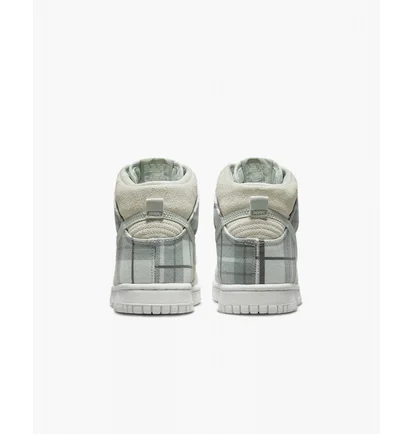 Кроссовки детские Nike Dunk Hi Se Plaid Mint Foam Beige Dv1724-100