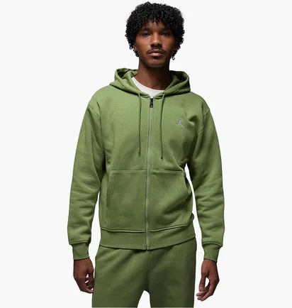 Толстовка мужская Air Jordan Essentials Full-Zip Fleece Hoodie Green FJ7771-340