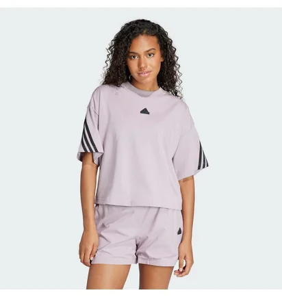 Футболка женская Adidas Future Icons 3-Stripes Violet IS3613
