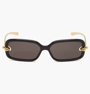 Сонцезахисні окуляри жіночі Bottega Veneta Gold/Black BV1439S-001-56