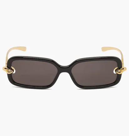 Солнцезащитные очки женские Bottega Veneta Gold/Black BV1439S-001-56