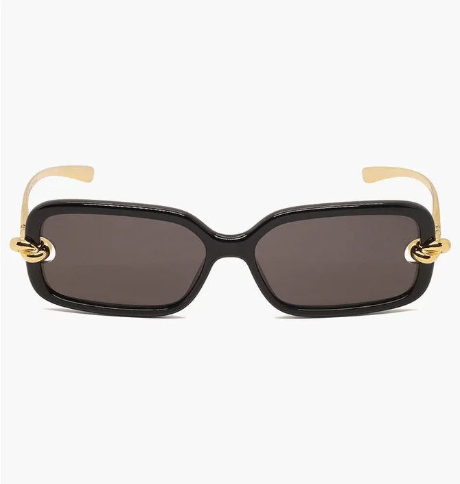 Солнцезащитные очки женские Bottega Veneta Gold/Black BV1439S-001-56