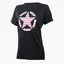 Футболка жіноча Jeep T-Shirt Oversize Star Striped Print Turn Black O102613-B000
