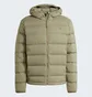 Пуховик чоловічий Adidas Helionic Stretch Hooded Down Jacket Olive IK3173