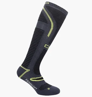 Шкарпетки чоловічі CMP Ski Sock Primaloft Grey/Black 3I73127-80UU
