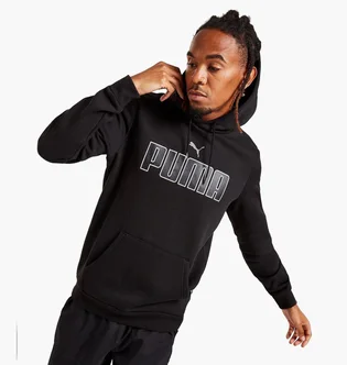 Худи мужское Puma Core Large Logo Black 845960-03