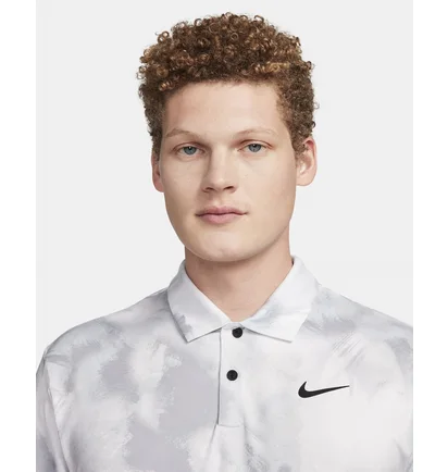 Поло мужское Nike Dri-Fit Nike Tour White/Grey FD5935-100