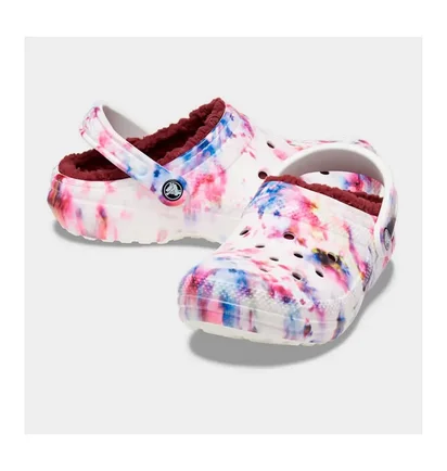 Сандалі дитячі Crocs Classic Lined Tie Dye Multi 206341-6TS