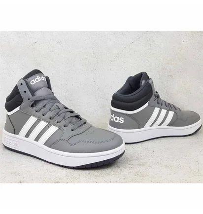Кроссовки женские Adidas Hoops Mid 3.0 K Grey IF2721