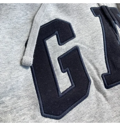 Толстовка чоловіча Gap Logo Zip Hoodie Grey 218871731