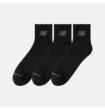 Носки New Balance Prfm Basic Ankle (3 пары) Black LAS51413BK