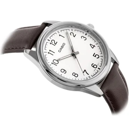 Часы мужские Casio Enticer Analog Dial Leather Strap MTP-V005L-7B4UDF