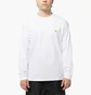 Лонгслів чоловічий Carhartt Wip L/S Chase Tee White I026392-00RXX