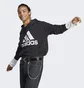 Худи мужское Adidas Essentials French Terry Big Logo Hoodie Black Ic9363