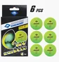 Мяч для настольного тенниса Donic Glow In The Dark (6 шт) Green 608507