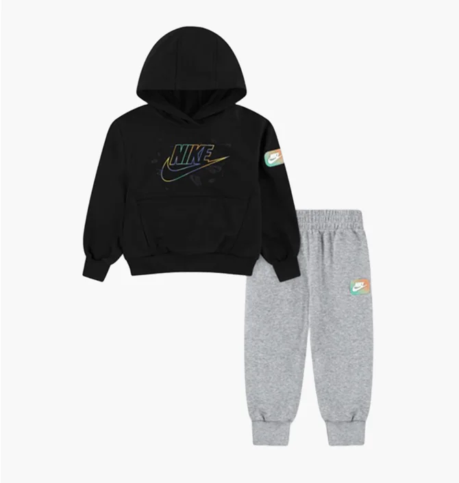 Спортивный костюм детский Nike Sportswear Black/Grey 86N386-042
