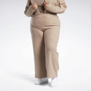 Штани жіночі Reebok Classics Reverse Fleece Wide Leg Pants (Plus Size) Beige Ib4453