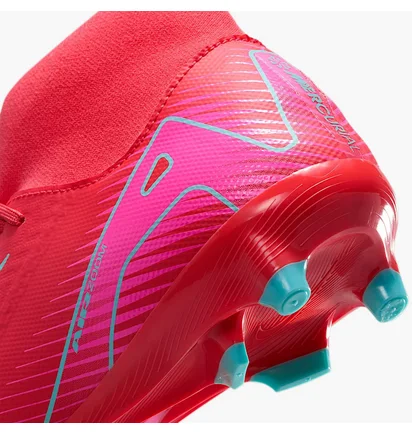Бутсы унисекс Nike Zm Superfly 10 Acad Fg/Mg Red FQ1456-800