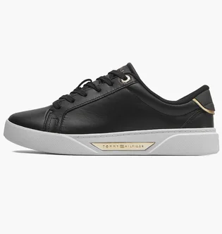 Кроссовки женские Tommy Hilfiger Chic Hw Court Sneaker Black FW0FW07813-BDS