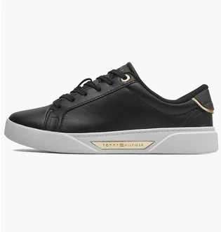 Кроссовки женские Tommy Hilfiger Chic Hw Court Sneaker Black FW0FW07813-BDS