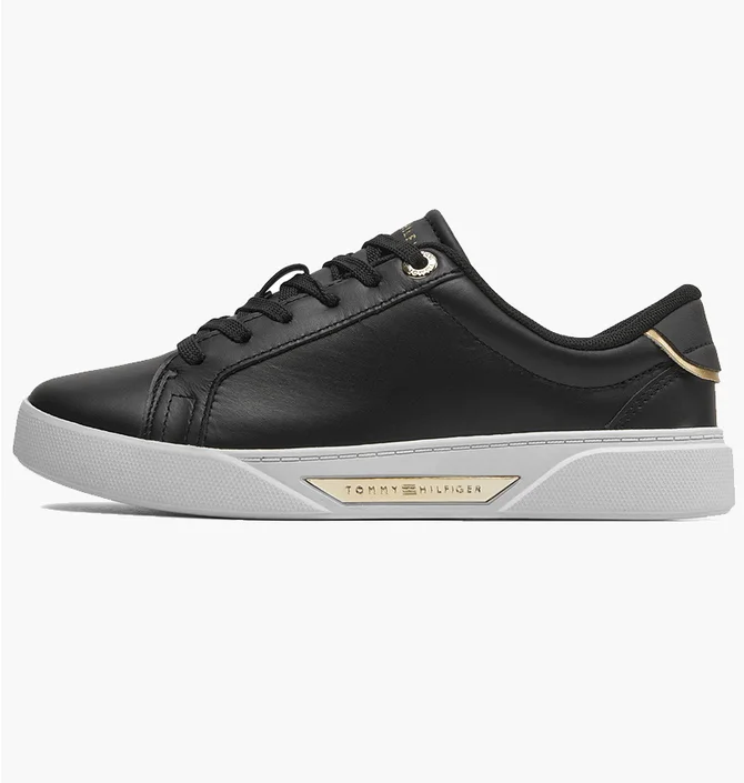 Кросівки жіночі Tommy Hilfiger Chic Hw Court Sneaker Black FW0FW07813-BDS