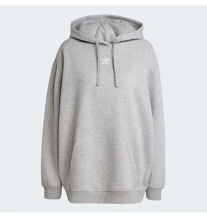 Худи женское Adidas Essentials Oversized Fleece Hoodie Grey IY7345