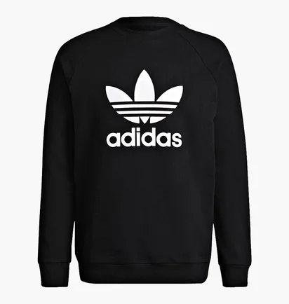 Худи мужское Adidas Adicolor Classics Trefoil Crewneck Black H06651