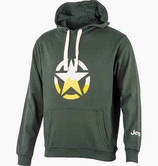 Худи мужское Jeep Hooded Sweatshirt Star Green O102568-E849