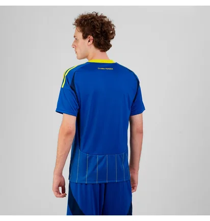 Футболка чоловіча Adidas Ukraine 24 Performance Blue IP2175
