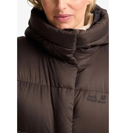 Пуховик женский JACK WOLFSKIN Icy Hill Brown A65093D-0108