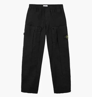 Штаны мужские Stone Island Mercerised Organic Cotton Ripstop Black L1S153100007-S0298-V0029