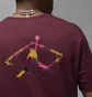 Футболка чоловіча Air Jordan Flight Mvp Barbed Wire Graphic T-Shirt Bordo Dv1443-680