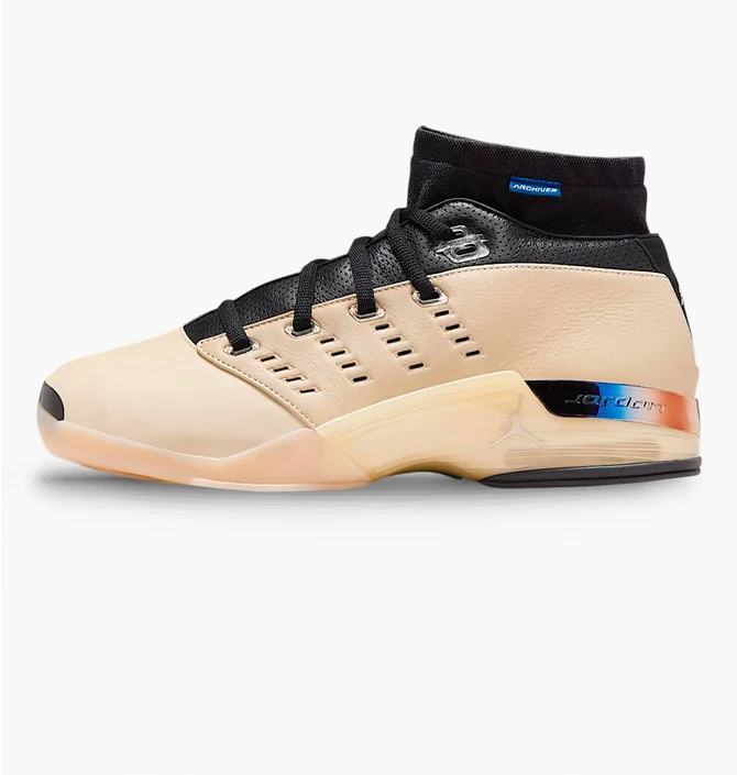 Кроссовки мужские Air Jordan 17 Retro Low Sp Infinite Archives Beige/Black IH0177-200
