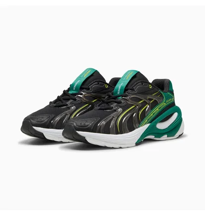 Кроссовки унисекс Puma Amf1 Inverse Black/Green 309110-01