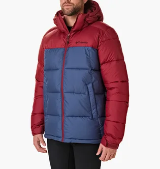 Пуховик чоловічий Columbia Pike Lake Hooded Omni-Heat Blue/Red WO0020-479