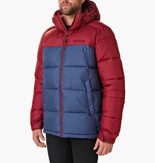 Пуховик мужской Columbia Pike Lake Hooded Omni-Heat Blue/Red WO0020-479