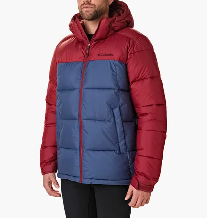 Пуховик чоловічий Columbia Pike Lake Hooded Omni-Heat Blue/Red WO0020-479