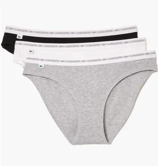 Трусики жіночі Lacoste Stretch Cotton Briefs (3 шт) Multi 8F1338NUA