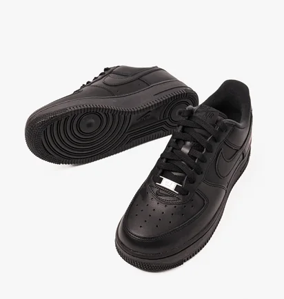 Кроссовки мужские Nike Air Force 1 Low Supreme Black Cu9225-001