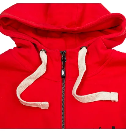 Толстовка мужская Jeep Hooded Sweatshirt Full Zip The Spirit Of Adventure Red O102570-R699
